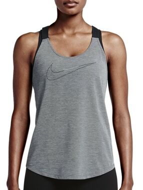 NikeElastika Keyhole Veneer Tank Top - Women's M